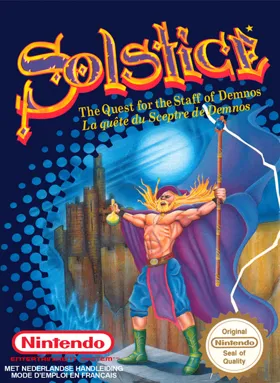 Solstice - The Quest for the Staff of Demnos (Europe) box cover front